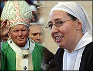 Marie Simon Pierre, la joven religiosa curada de parkinson por intercesión de Juan Pablo II