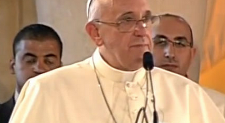 Papa Francisco a refugiados y discapacitados en el Jordán: «Dios convierta a los violentos y fortalezca los corazones y las mentes de los agentes de paz»