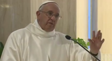 Papa Francisco en homilía en Santa Marta: «No juzgues a tu hermano ni murmures; calla, reza y defiéndelo»