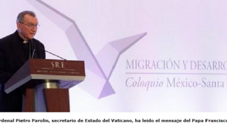 Papa Francisco en mensaje al Coloquio sobre migración: «Me urge llamar la atención sobre decenas de miles de niños que emigran solos para escapar a la pobreza y a las violencias»