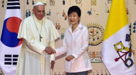Papa Francisco a autoridades de Corea del Sur:  «Busquen la paz, el mundo está cansado de la guerra»