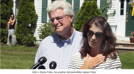 El Papa Francisco queda impresionado de la fe de la madre de James Foley, periodista decapitado,  tras hablar con ella por teléfono