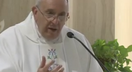 Papa Francisco en homilía en Santa Marta: «La corrección fraterna debe hacerse con amor, caridad, humildad y en la verdad»