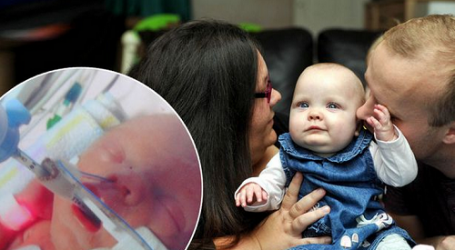 Los médicos querían que Leanne Duffield abortara a su hija en la semana 23 del embarazo por falta de líquido amniótico:  “La llamamos la ‘wheezer’ feliz… el bebé milagro”