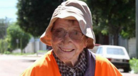 Emma Morosini tiene 91 años y peregrina a pie  1200 kms. al Santuario de Luján, para pedir a la Virgen María  “por la paz en el mundo, la juventud y las familias divididas”