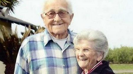 Floyd y Violet Hartwig mueren cogidos de la mano tras un matrimonio de 67 años