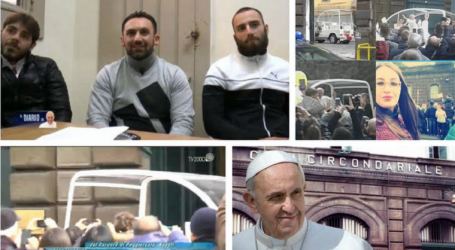Papa Francisco almuerza con 90 presos en la cárcel de Poggioreale: «¡Nada podrá nunca separarnos del amor de Dios! Ni siquiera las rejas de una cárcel»