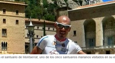 Jorge de Vicente recorre 1400 km pirenaicos en bicicleta visitando cinco santuarios marianos por dos niños enfermos