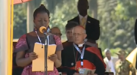 La joven Winnie Nansumba ante el Papa: “Nací con el virus del VIH. Nuestros cuerpos son el templo de Dios y debemos cuidar de ellos”