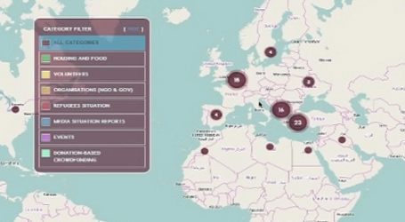 Diseñan un mapa que sitúa los campamentos de refugiados en todo el mundo
