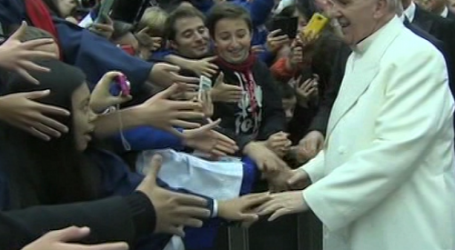 Papa Francisco a niños cantores: «¡Rezad! El mundo puede mejorar”