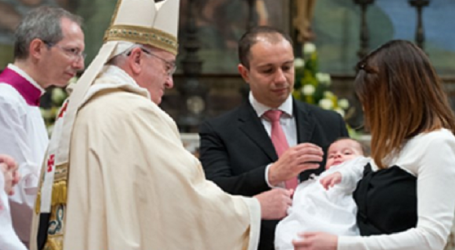 Papa Francisco en homilía en el Bautismo del Señor: «La fe es la mejor herencia que se puede dejar a los hijos»