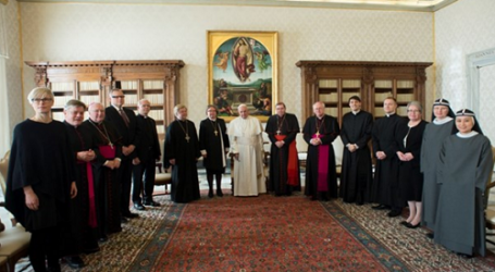 Papa Francisco a delegación ecuménica luterana: «Seamos artífices de unidad y paz, dejando de lado las diferencias”