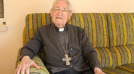 Monseñor Damián Iguacén, obispo emérito de Tenerife, cumple 100 años: «No sé si los que seguimos al Señor nos lo tomamos en serio»
