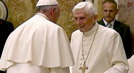 Francisco en el 65 Aniversario de la Ordenación Sacerdotal del Papa emérito Benedicto XVI: «Usted, Santidad, sigue sirviendo a la Iglesia»