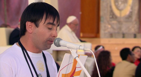 Miguel ante el Papa en JMJ: Se drogaba desde los 11 años, estuvo en la cárcel y Dios lo rescató en la comunidad Fazenda de la Esperanza