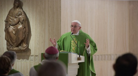Papa Francisco en homilía en Santa Marta: «Abrirse al Espíritu Santo y dejar que nos inspire y conduzca en la vida cristiana»