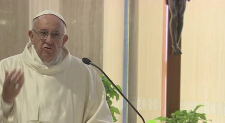Papa Francisco en homilía en Santa Marta: «Reconocer el tiempo en que Dios nos visita»