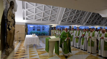 Papa Francisco en homilía en Santa Marta: «El pueblo de Dios no perdona al sacerdote apegado el dinero»