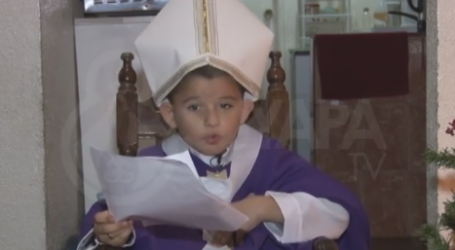 Ramón Briceño, niño de 7 años, sueña con ser sacerdote: “Quiero ser Papa. ¡Yo no voy a dejar de querer a Dios cuando crezca!»