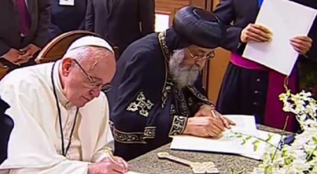 Papa Francisco y Tawadros firman Declaración Conjunta: “Esfuerzo común en la búsqueda de la unidad”