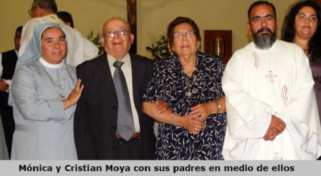 Mónica y Cristian Moya, mellizos, sobrevivieron porque su madre los consagró a la Virgen: Ahora él es sacerdote y ella religiosa
