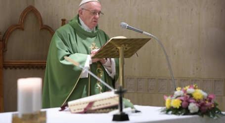 Papa Francisco en homilía en Santa Marta 19-10-17: «la gratuidad de la salvación de Dios abre la puerta a los demás»