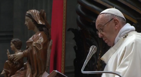 Santa Misa presidida por el Papa Francisco en la solemnidad de Santa María, Madre de Dios, 1-1-18