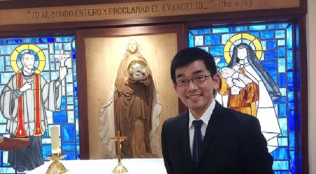 Masahiro Yuki, de familia japonesa atea, en un libro de Historia descubrió la Iglesia, se bautizó y es seminarista