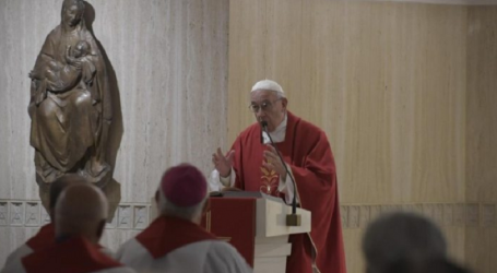 El Papa en Santa Marta 12-11-18: «el obispo debe ser un administrador de Dios, humilde, manso, siervo, no príncipe»