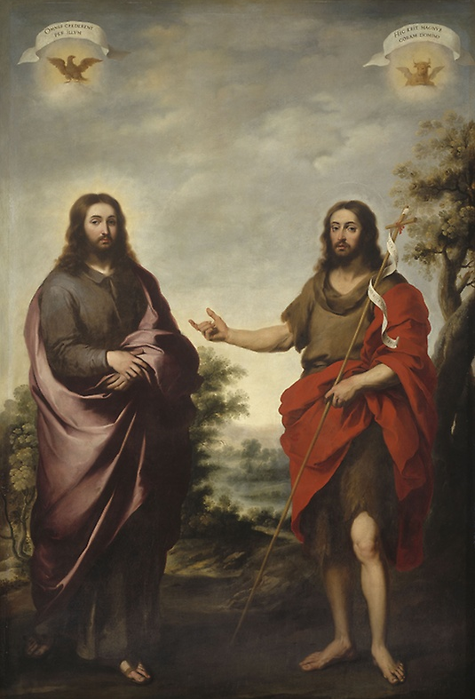 San juan presenta a Jesús, pintura de Bartolomé Murillo