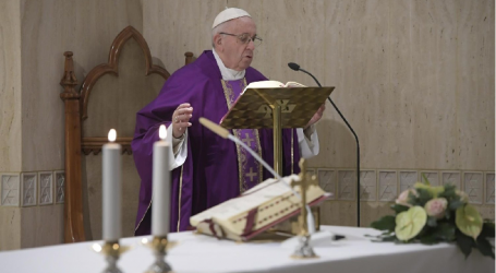 El Papa en Santa Marta 11-12-18: «Dios  llama para que abramos el corazón para dejarnos consolar»