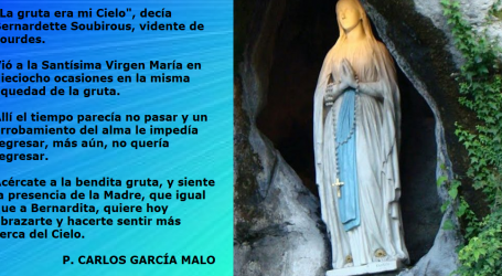 «La gruta era mi Cielo», decía Bernardette Soubirous, vidente de Lourdes… / Por P. Carlos García Malo