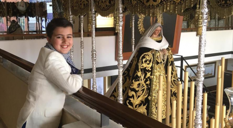 Pablo Rodríguez de la Cruz, 11 años, pregonero de la Semana Santa en Málaga: «Para mí, el Señor es el salvador, murió en la cruz por nosotros»