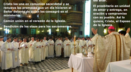 Misa Crismal: el presbiterio en unidad de amor y entrega, en oración y compromiso con su pueblo / Por P. Carlos García Malo