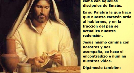 En cada Eucaristía Jesús sale a nuestro encuentro, en la fracción del pan se actualiza nuestra redención / Por P. Carlos García Malo