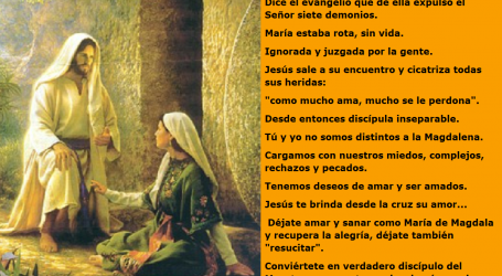Déjate amar y sanar como María de Magdala / Por P. Carlos García Malo
