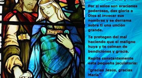 «Gracias Jesús, gracias María». Das gloria a Dios al invocar sus nombres / Por P. Carlos García Malo