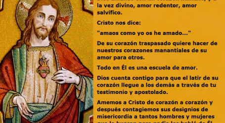 Tú eres, desde el bautismo, apóstol de su Sagrado Corazón / Por P. Carlos García Malo