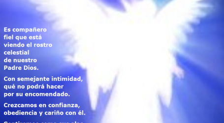 El ángel de la guarda es compañero fiel que está viendo el rostro celestial de nuestro Padre Dios / Por P. Carlos García Malo