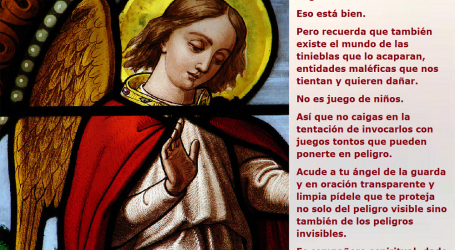Acude a tu ángel de la guarda, pídele que te proteja, es compañero espiritual dado por Dios / Por P. Carlos García Malo