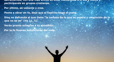 La fe es un don de Dios: «creo, Señor, pero aumenta mi fe» / Por P. Carlos García Malo