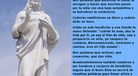Cristo es solo bendición y nos tiende la mano diciendo: «cuánto te amo, doy la vida por ti” / Por P. Carlos García Malo