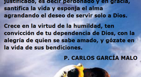 Crece en la virtud de la humildad, ten convicción de tu dependencia de Dios / Por P. Carlos García Malo