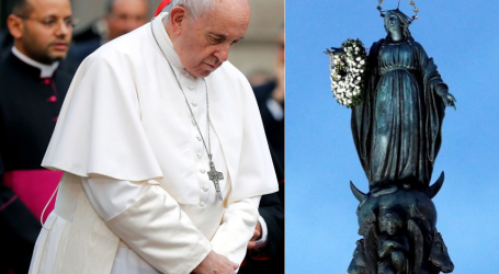 Oración del Papa Francisco a María Inmaculada: «Refleja en los oprimidos por el pecado el rayo de luz de Cristo»