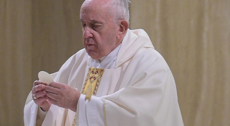 Papa Francisco en Santa Marta 9-1-2020: «Si permanecemos en el Señor, nuestro corazón estará en paz»