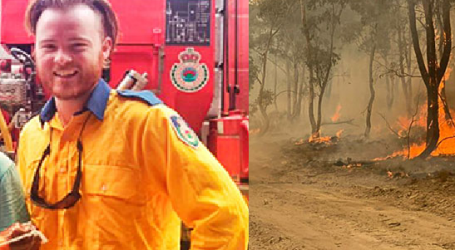 Michael O´Donovan, de 23 años, bombero que desde hace 10 meses lucha contra los devastadores incendios en Australia: «Es importante rezar a Dios y lo hago por las personas»