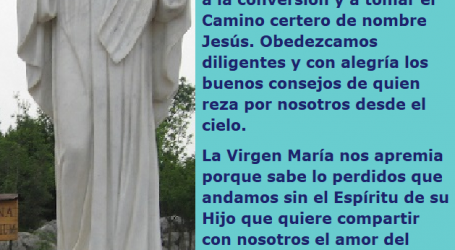 La Virgen María nos llama a la conversión y a tomar el Camino certero de nombre Jesús / Por P. Carlos García Malo