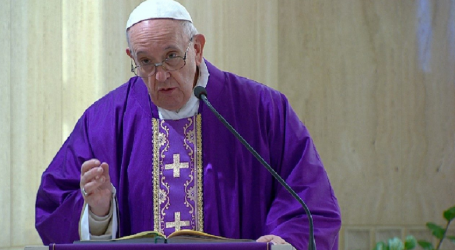 Papa Francisco en homilía en Santa Marta, 10-3-2020: «La vanidad es el lugar para cerrarse a la llamada del Señor»