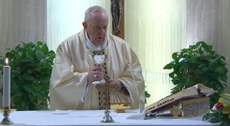 Santa Misa de hoy presidida por el Papa Francisco en Santa Marta, miércoles de la segunda semana de Pascua, 22-4-2020